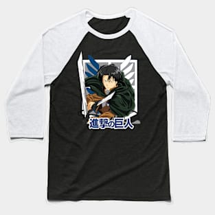 Anime - Captain Levi Baseball T-Shirt